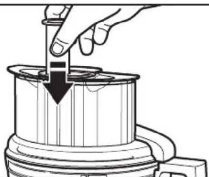 KITCHENAID KFP0933OB - como usar el tubo de alimentacion 3 en I - 3
