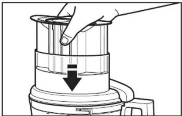 KITCHENAID KFP0933OB - Utilisation de la goulotte d'alimentation 3-en-1 - 1