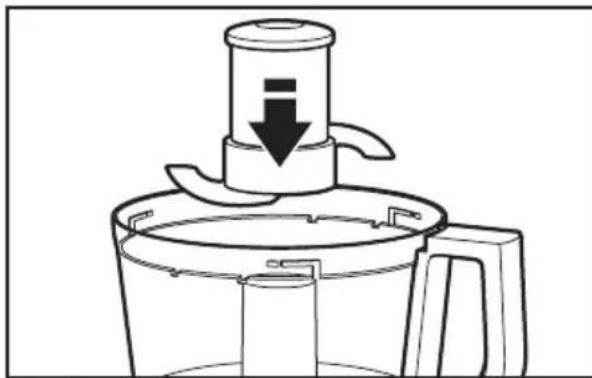 KITCHENAID KFP0933OB - Installing the multipurpose blade - 1