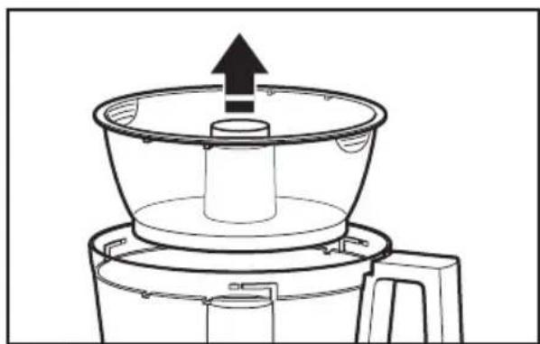 KITCHENAID KFP0933OB - Cómo instalar el minitazón y la minicuchilla - 4