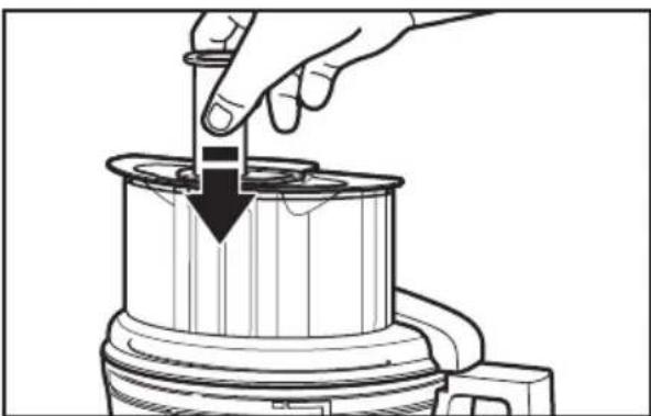 KITCHENAID KFP0933OB - Utilisation de la goulotte d'alimentation 3-en-1 - 3