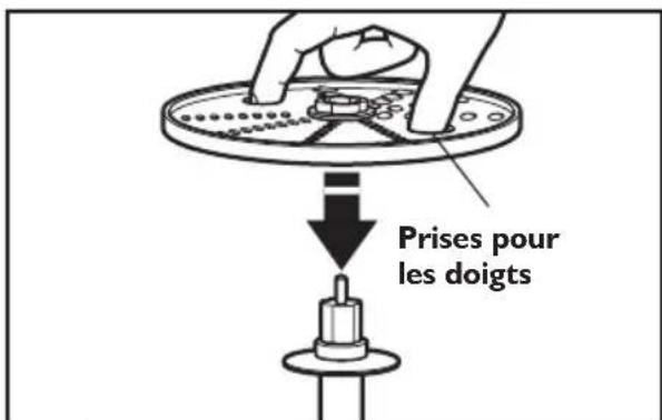 KITCHENAID KFP0933OB - Assemblage de la rape réversible ou de la disque à frites - 1