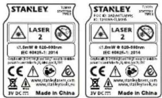 STANLEY TLM99 - VAROITUS: - 1