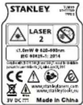 STANLEY TLM99 - UYARI: - 1