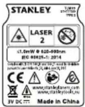STANLEY TLM99 - Kódy chyb - 1