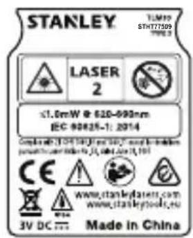STANLEY TLM99 - ADVERTENCIA: - 1