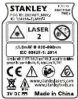 STANLEY TLM99 - UYARI: - 3