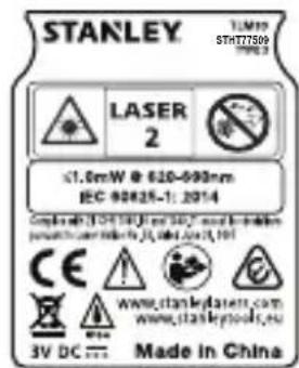 STANLEY TLM99 - ADVARSEL: - 1