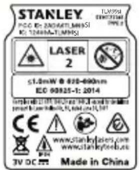 STANLEY TLM99 - AVISO: - 3