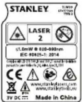 STANLEY TLM99 - OPOZORILO: - 1