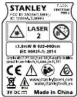 STANLEY TLM99 - WARNING: - 3