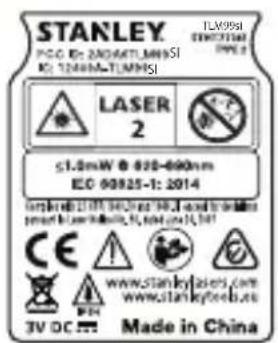 STANLEY TLM99 - AVERTISSEMENT : - 3