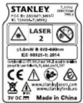 STANLEY TLM99 - WAARSCHUWING: - 3
