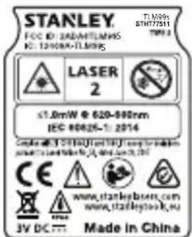 STANLEY TLM99 - BRIDINAJUMS! - 2