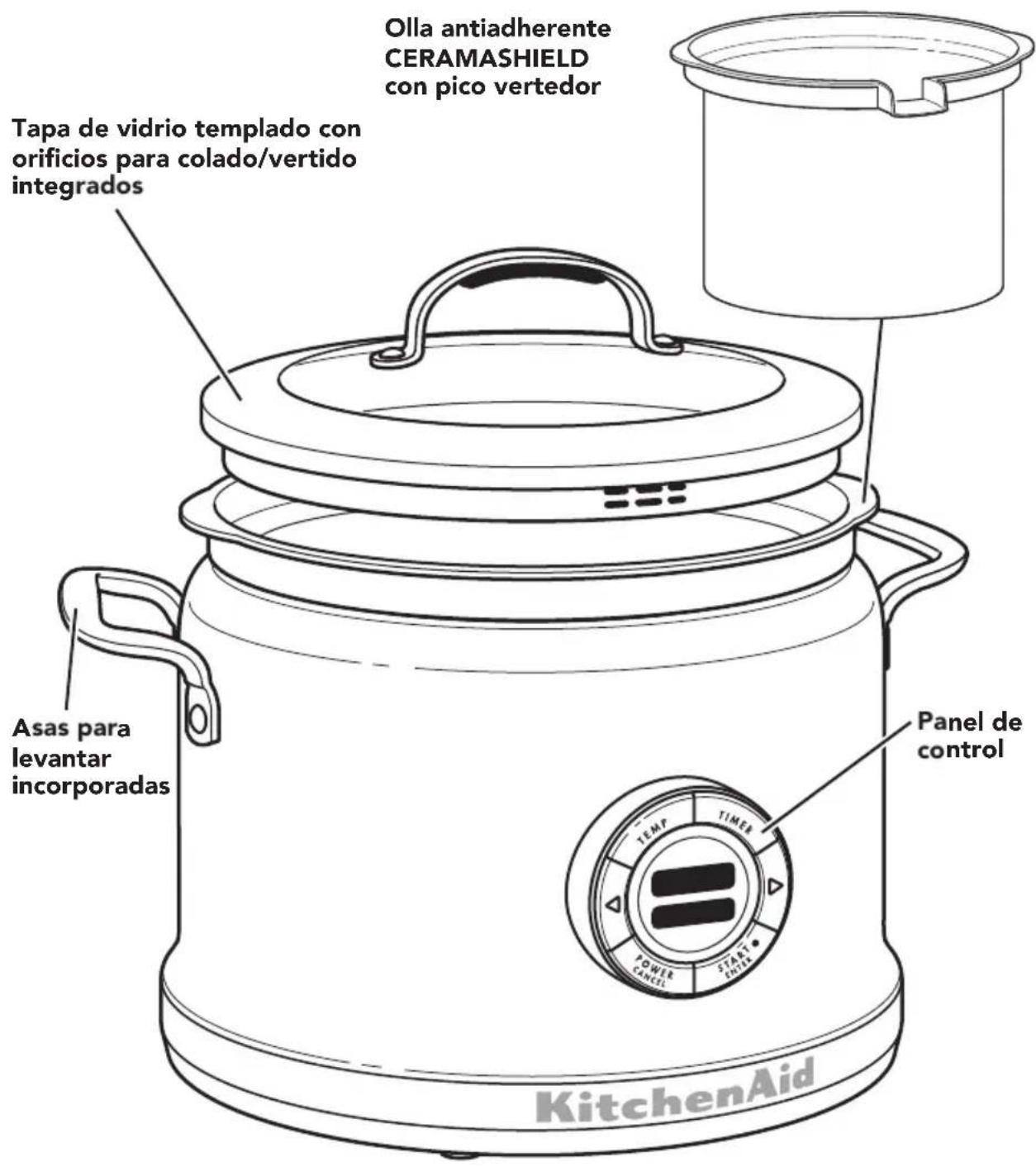 KITCHENAID KMC4244SS - En dehors des États-Unis et de Porto Rico : - 1