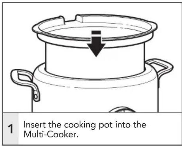 KITCHENAID KMC4244SS - SETTING UP THE MULTI-COOKER - 1