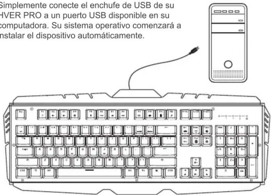 IOGEAR GKB720RGBRD - Instalación del Hardware - 1
