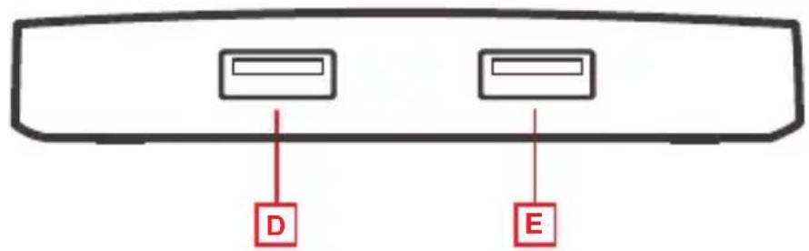 IOGEAR GUC3CDHD - Vue arrière - 1