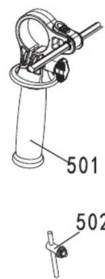 Ferm PDM1045P - Spare parts list - 2