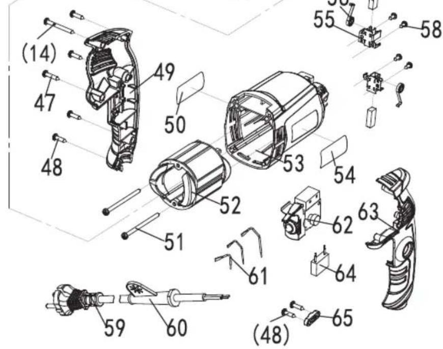 Ferm PDM1045P - Spare parts list - 3