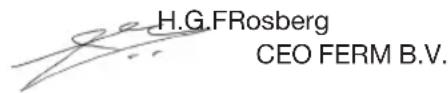 Ferm EBM1004P - EN 62233, EN 55014-1, EN 55014-2, EN 61000-3-2, EN 61000-3-3 EN 60335-1, EN 60335-2-100 - 1