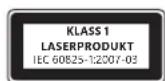MICROSOFT Supporto - Laser- och lysdiodsspecifi kationer - 1