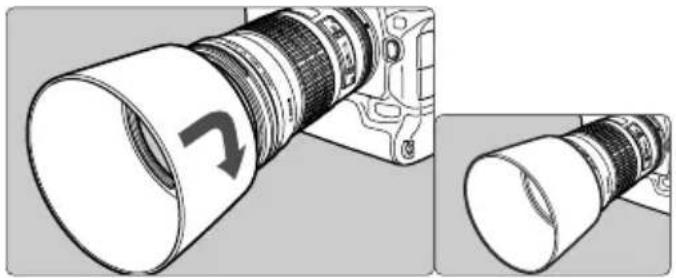 CANON EF 135mm f2L USM - Parasoleil - 1
