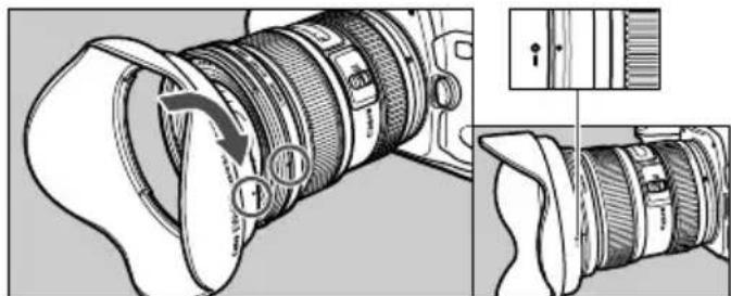 CANON EF 1740mm f4L USM - Parasoleil - 1