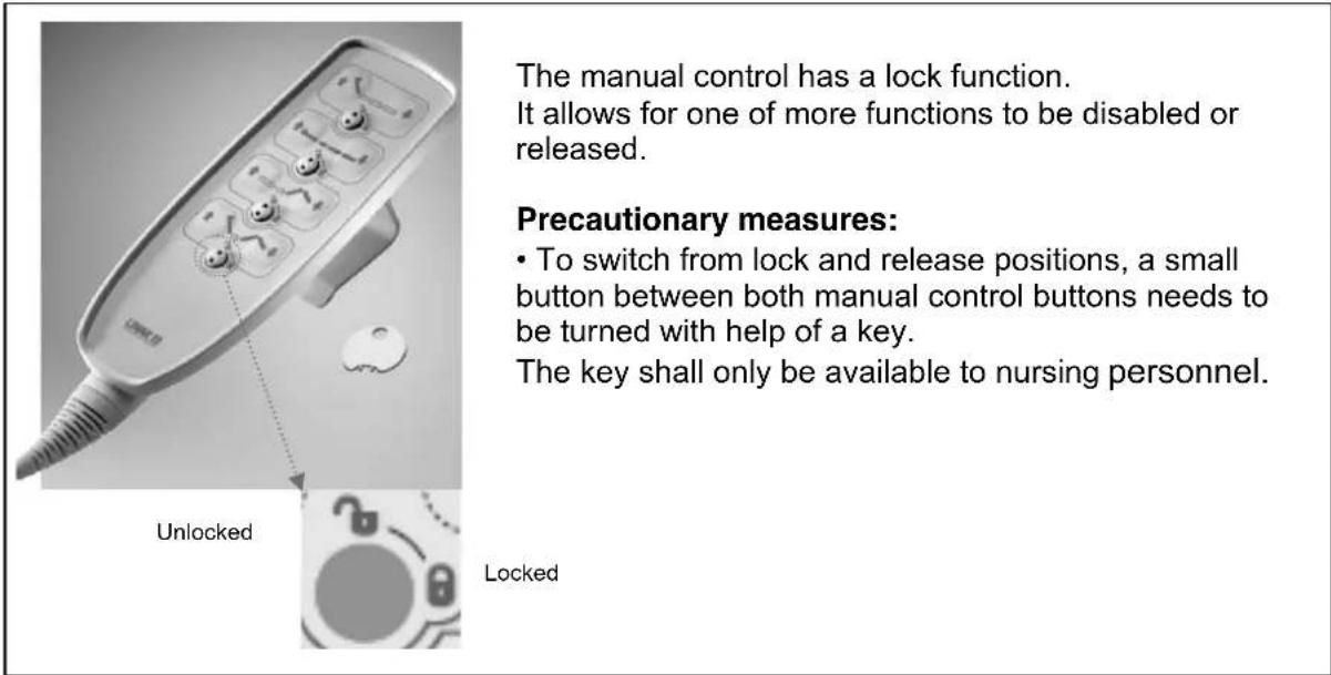 Vermeiren Luna - Manual control with lock function - 1