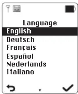 PEAQ PDP170 - REGLAGE DE LA LANGUAGE D'AFFICHAGE - 2