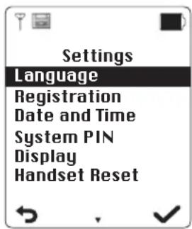 PEAQ PDP170 - REGLAGE DE LA LANGUAGE D'AFFICHAGE - 1