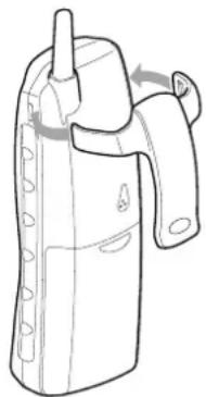 UNIDEN TRU 341 - Mettre l'attachecinture - 1