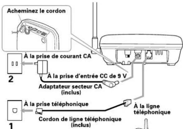UNIDEN TRU 341 - Choisisr le mode de composition - 1