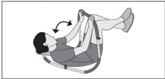 CRIVIT Z30601 - Sit-up mit gekreuzten Beinen - 1