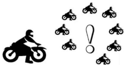 CARDO Scala rider G9 - SIGNAL DE GROUPE - 1
