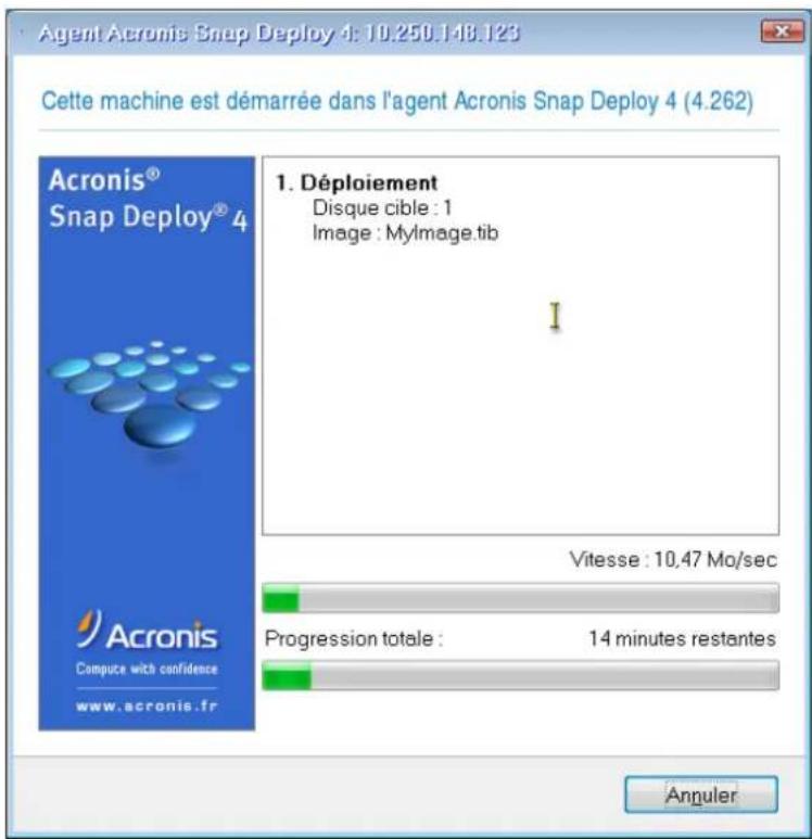 ACRONIS Snap Deploy 4 - Déploiement de l'image maître - 6