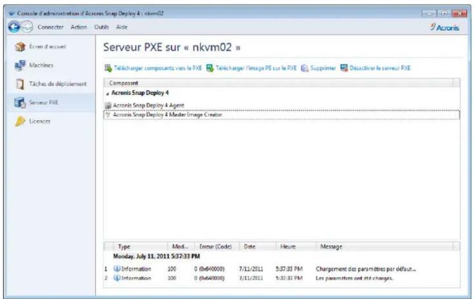 ACRONIS Snap Deploy 4 - Pour effectuer une configuration directe du serveur PXE - 1