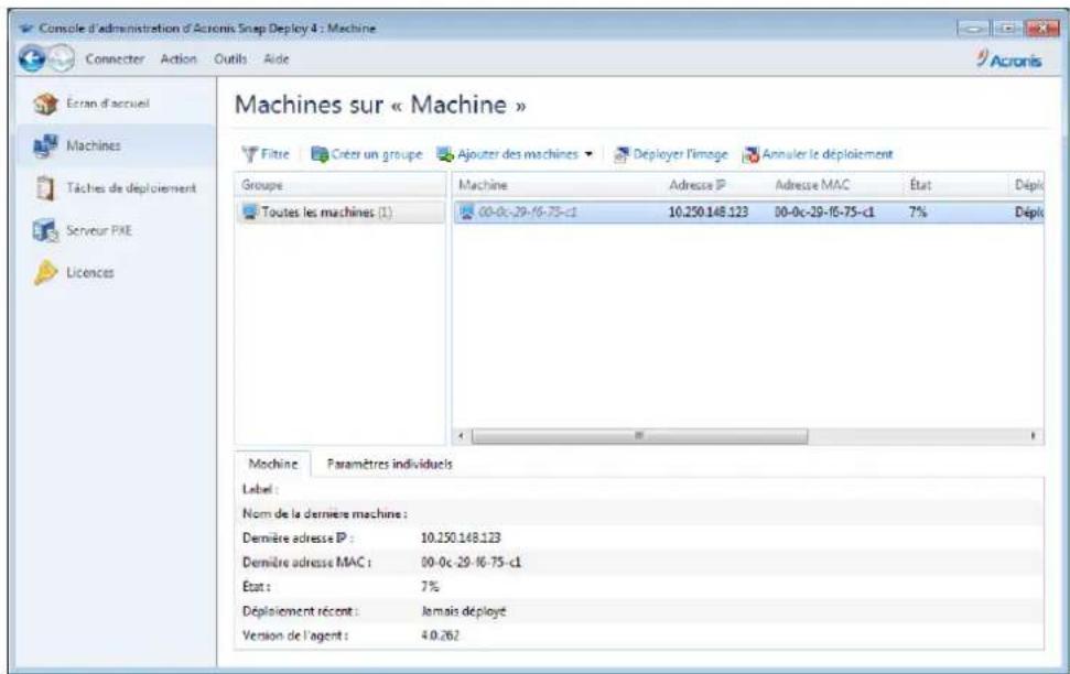 ACRONIS Snap Deploy 4 - Déploiement de l'image maître - 5