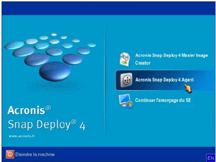 ACRONIS Snap Deploy 4 - Préparation de la machine cible - 1