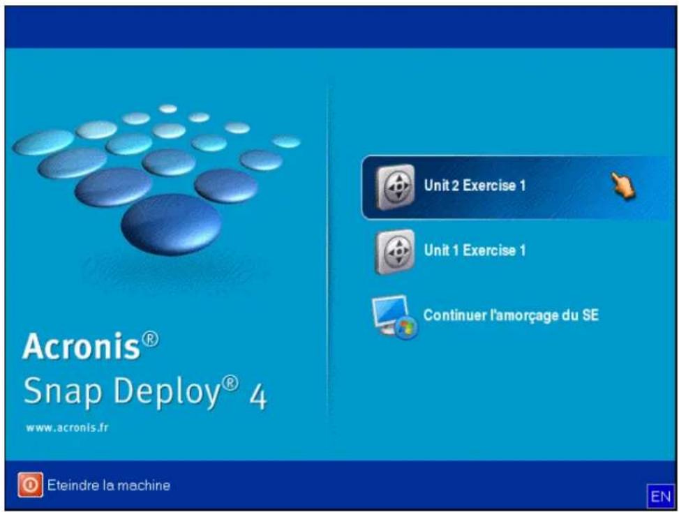 ACRONIS Snap Deploy 4 - Comprendre le déploiement lancé par l'utilisateur - 1