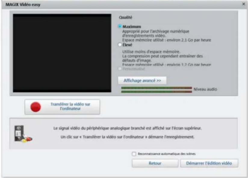 MAGIX Video Easy - Transférer une vidéo analogique - 1