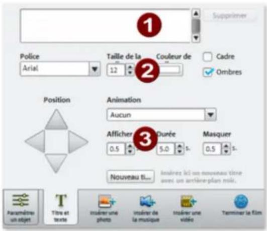 MAGIX Video Easy - Titre et texte - 1