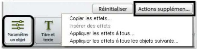 MAGIX Video Easy - Paramètres d'effets - 1