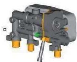 Morco FEB24ED - Changer l'échangeur de chaleur à plaque et le diaphragme de la soupape à 3 voies : - 1