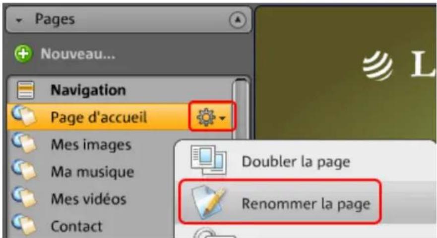 MAGIX Website Maker MX - Éditer des pages avec le gestionnaire de pages - 3