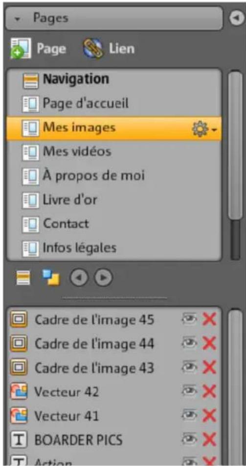 MAGIX Website Maker MX - Étape 2 : éditer les pages - 1