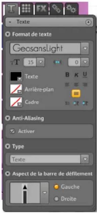 MAGIX Website Maker MX - Propriétés - 1