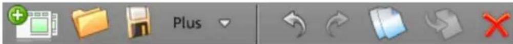 MAGIX Website Maker MX - Barre des icones - 1