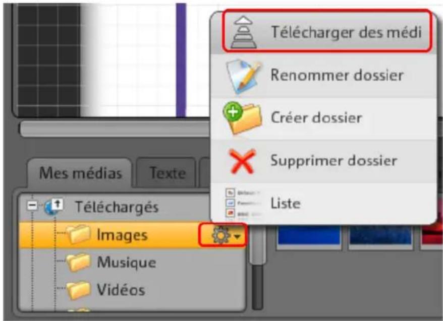 MAGIX Website Maker MX - Ajouter des images depuis le disque dur - 1