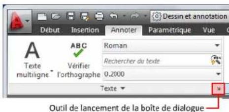 AUTODESK AutoCAD 2012 - Onglets et groupes de fonctions du ruban - 2